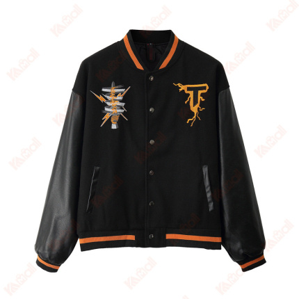 single breasted black bomber jackets
